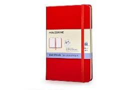 Moleskine Skizzenbuch blanko Pocket DIN A6 rot