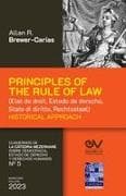 PRINCIPLES OF THE RULE OF LAW (État de droit, Estado de derecho, Stato di diritto, Rechtsstaat). Historical Approach