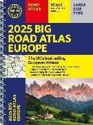 2025 Philip's Big Road Atlas of Europe