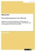 Personalmanagement und -führung