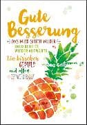 Doppelkarte / Gute Besserung (Ananas) // hoch