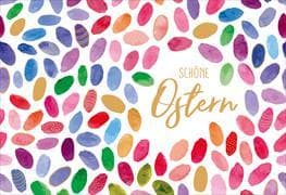 Doppelkarte. Green Karma / Schöne Ostern / quer