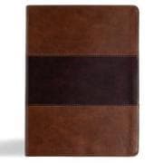KJV Study Bible, Large Print Edition, Saddle Brown Leathertouch