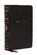 KJV Large Print Reference Bible, Black Leathersoft, Red Letter, Comfort Print, Thumb Indexed (Sovereign Collection)