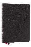 LSB MacArthur Study Bible 2nd Edition: Unleashing God's Truth One Verse at a Time (Black Genuine Leather, Comfort Print, Thumb Indexed)