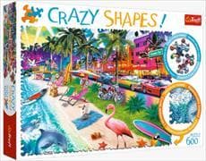 Puzzle Crazy Shapes 600 - Miami Beach, USA