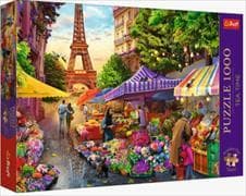 Puzzle Premium Plus 1000 - Blumenmarkt Paris