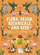 Flora, Fauna, Botanicals, and Bees Sticker, Color & Activity Book