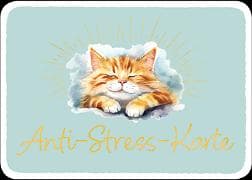 Postkarte / Anti-Stress-Karte (Katze) / Quer