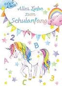 Postkarte / Zum Schulanfang (Einhorn) / Hoch