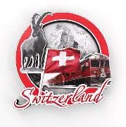 Magnet MDF Switzerland schwarz/weiss