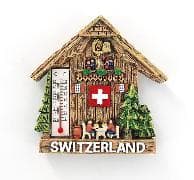 Magnet Chalet mit Thermometer