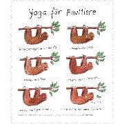 Brillenputztuch / Yoga für Faultiere