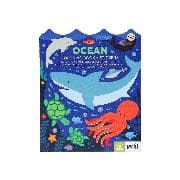 Ocean Coloring Book + Stickers