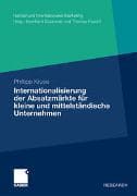 Internationalisierung der Absatzmärkte für kleine und mittelständische Unternehmen