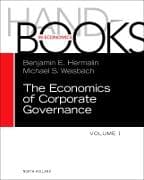 The Handbook of the Economics of Corporate Governance: Volume 1