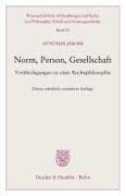 Norm, Person, Gesellschaft