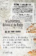 Emergency Powers and the Home Fronts in Britain and Germany during the First World War