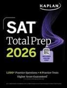 SAT Total Prep 2026: Includes 4 Full Length Practice Tests, 1,100+ Practice Questions + 1 Year Access to Online Quizzes and Video Lessons and Tutorials