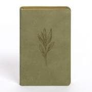 CSB Personal Size Bible, Sage Suedesoft Leathertouch
