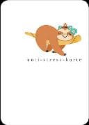 Postkarte / Anti-Stress-Karte (Faultier) / Hoch