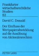 Der Einfluss der Wertpapierabwicklung auf die Ausübung von Aktionärsrechten