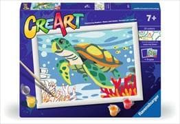 CreArt - Malen nach Zahlen - Meeresschildkröte