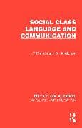 Social Class, Language and Communication