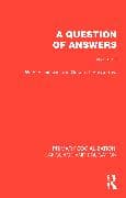 A Question of Answers