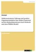 Stärkenorientierte Führung und positive Organisationskultur. Eine Analyse basierend auf den Kulturdimensionen nach Hofstede und dem PERMA-Modell