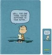 Moleskine Peanuts Linus Cahier limitierte Ausgabe, XL, liniert, Kartoneinband, Hellblau