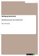 Konkurrenzen im Strafrecht