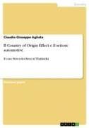Il Country of Origin Effect e il settore automotive