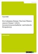 Eva Lohmanns Roman "Das leise Platzen unserer Träume" (2023). Literaturwissenschaftliche- und kritische Perspektiven