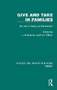 Give and Take in Families