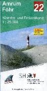 Amrum - Föhr Wander- und Freizeitkarte 1:25 000