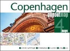 Copenhagen PopOut Map - pocket size, pop up map of Copenhagen city centre