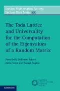 The Toda Lattice and Universality for the Computation of the Eigenvalues of a Random Matrix