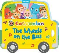 CoComelon Wheels On The Bus Shaped Board Book