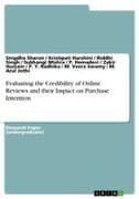 Evaluating the Credibility of Online Reviews and their Impact on Purchase Intention