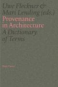 Provenance in Architecture