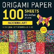 Origami Paper 100 sheets Modern Art 8 1/4"