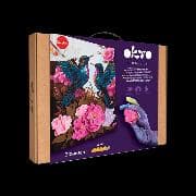 3D Modellier- und Malset Verliebte Kolibris
