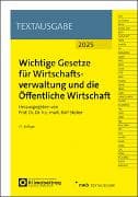 Wichtige Gesetze für Wirtschaftsverwaltung und die Öffentliche Wirtschaft