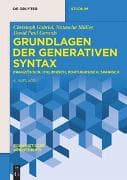 Grundlagen der generativen Syntax