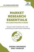 Market Research Essentials You Always Wanted to Know