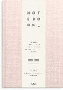 Burde Notizbuch Textil pink liniert A5