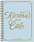 Karma Is a Cat 2026 6.5 X 8.5 Weekly Monthly Softcover Planner