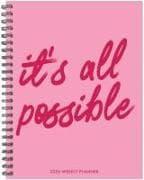 It's All Possible 2026 6.5 X 8.5 Weekly Monthly Softcover Planner