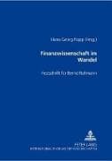 Finanzwissenschaft im Wandel